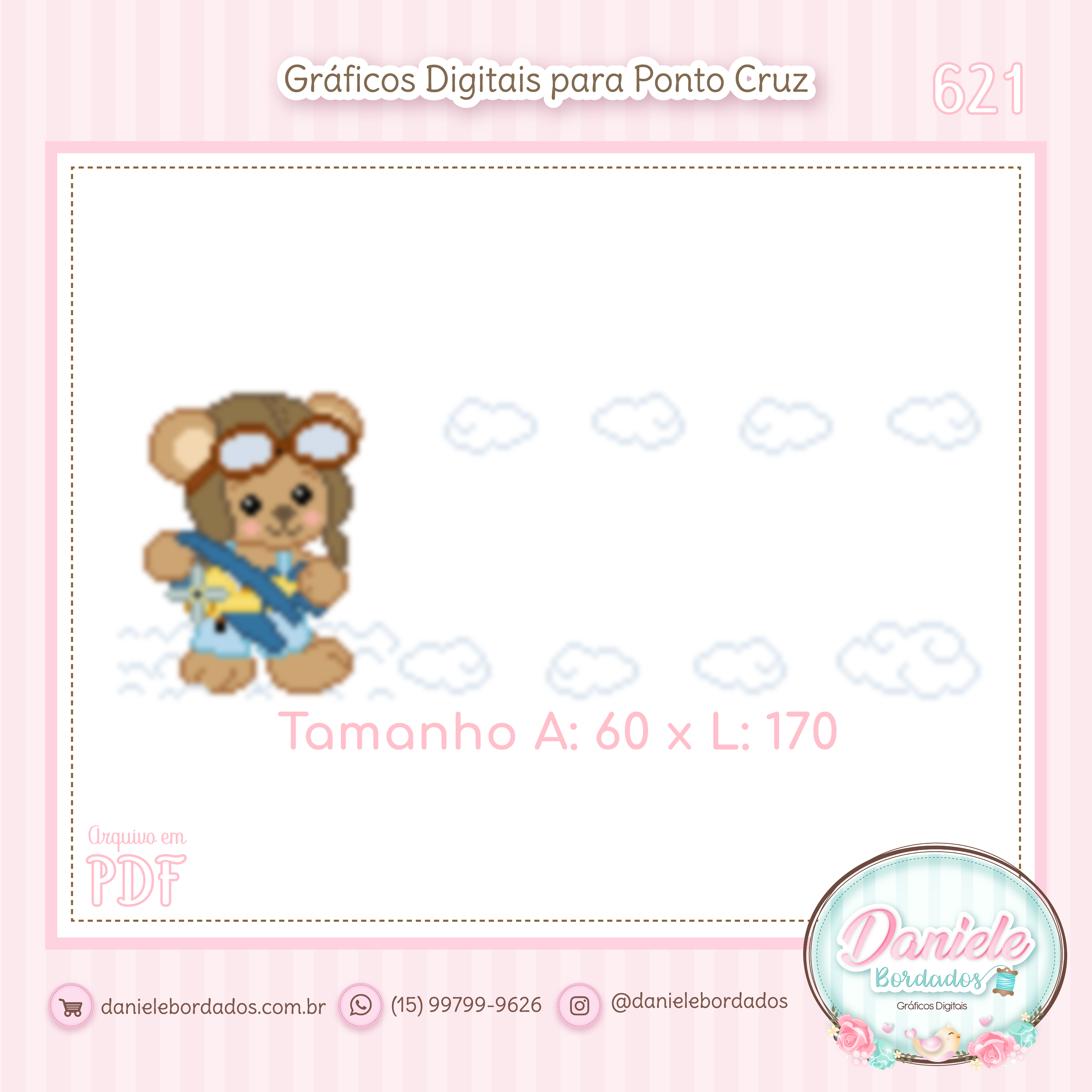 621 Urso Aviador Baby 1