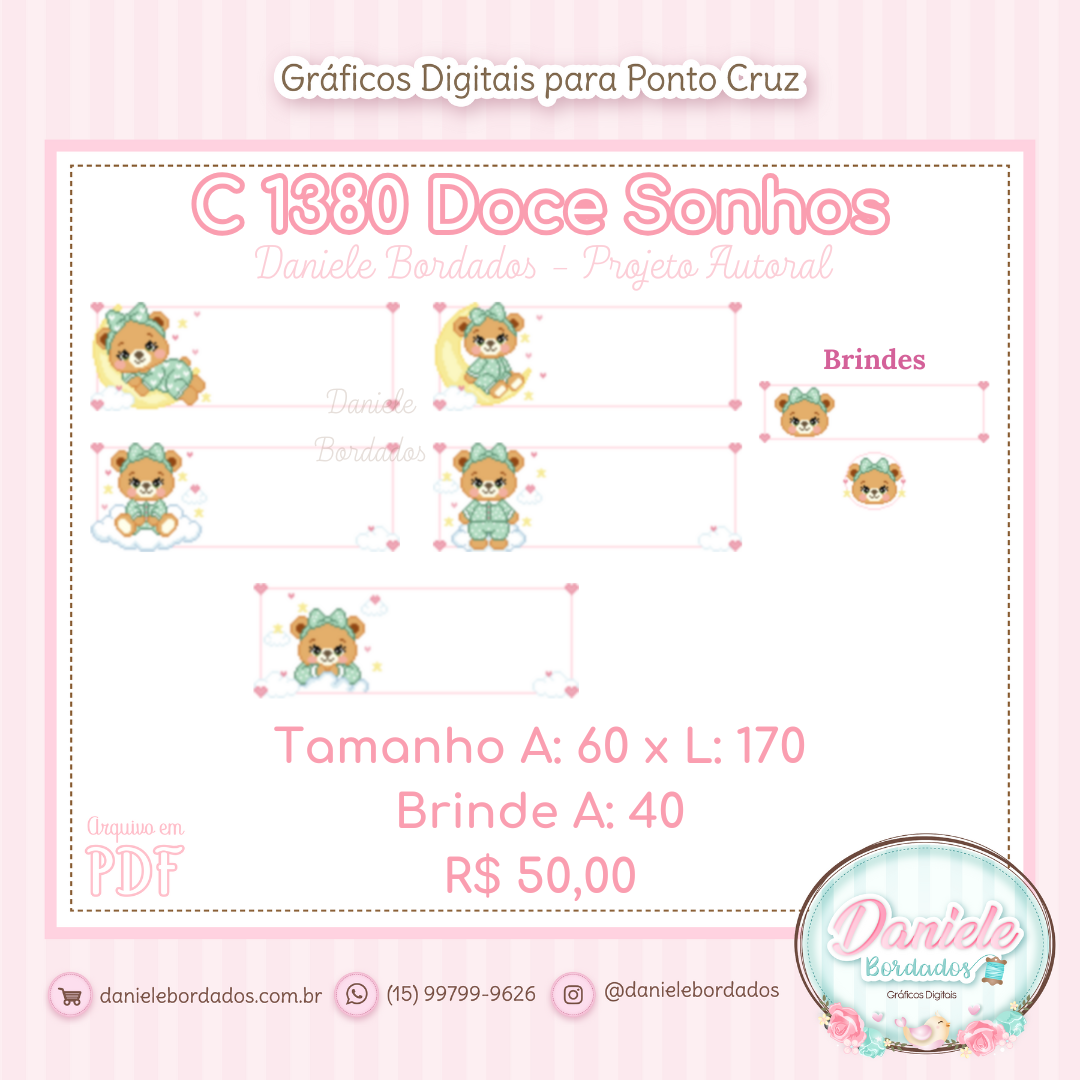 C 1380 Doce Sonhos Ursinhas
