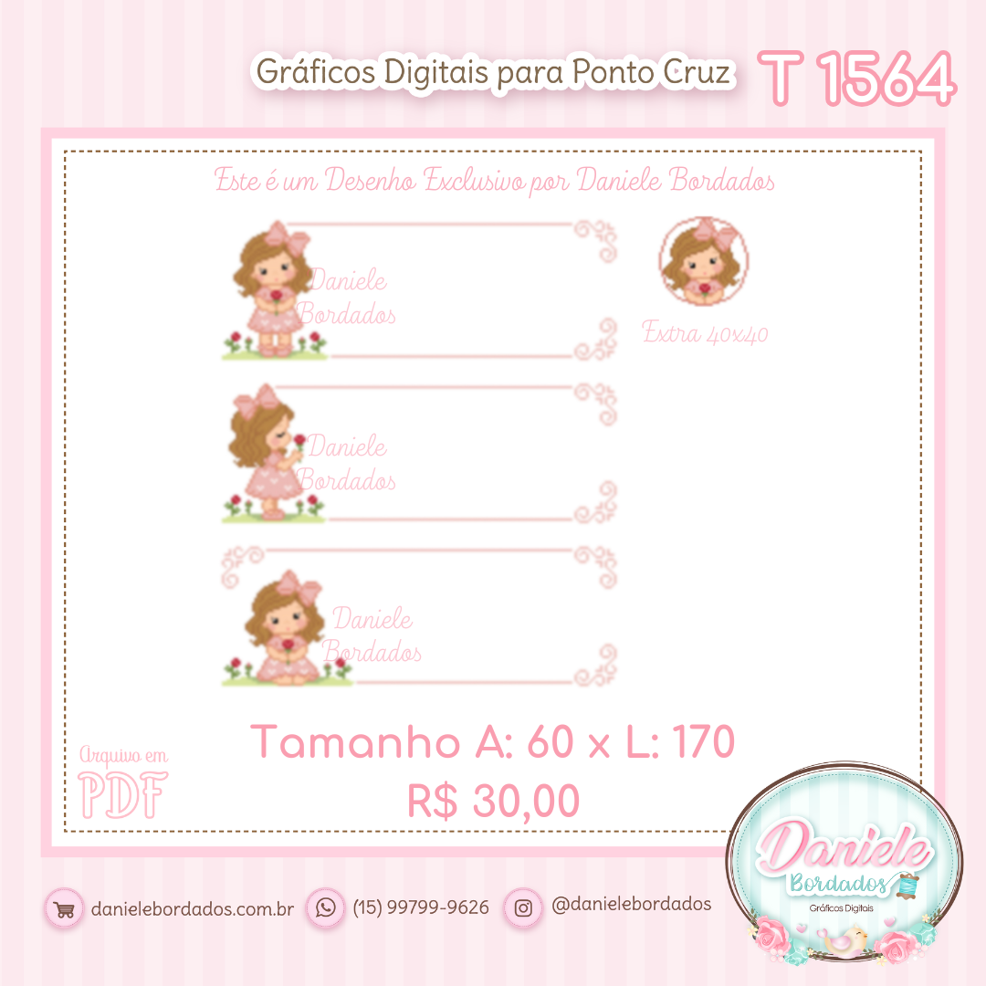 T 1564 Menina e a Rosa