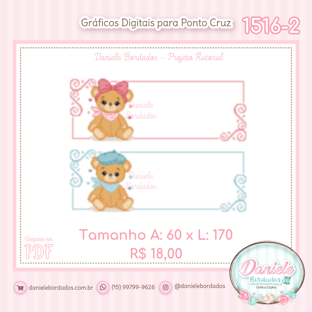 1516-2 Ursinhos Baby - Dupla
