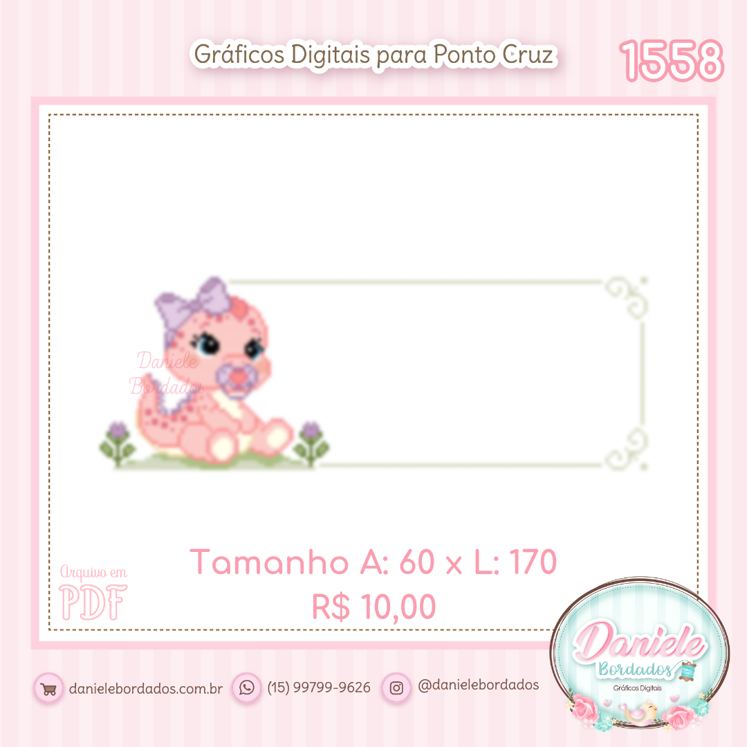 1558 Dino Baby Menina