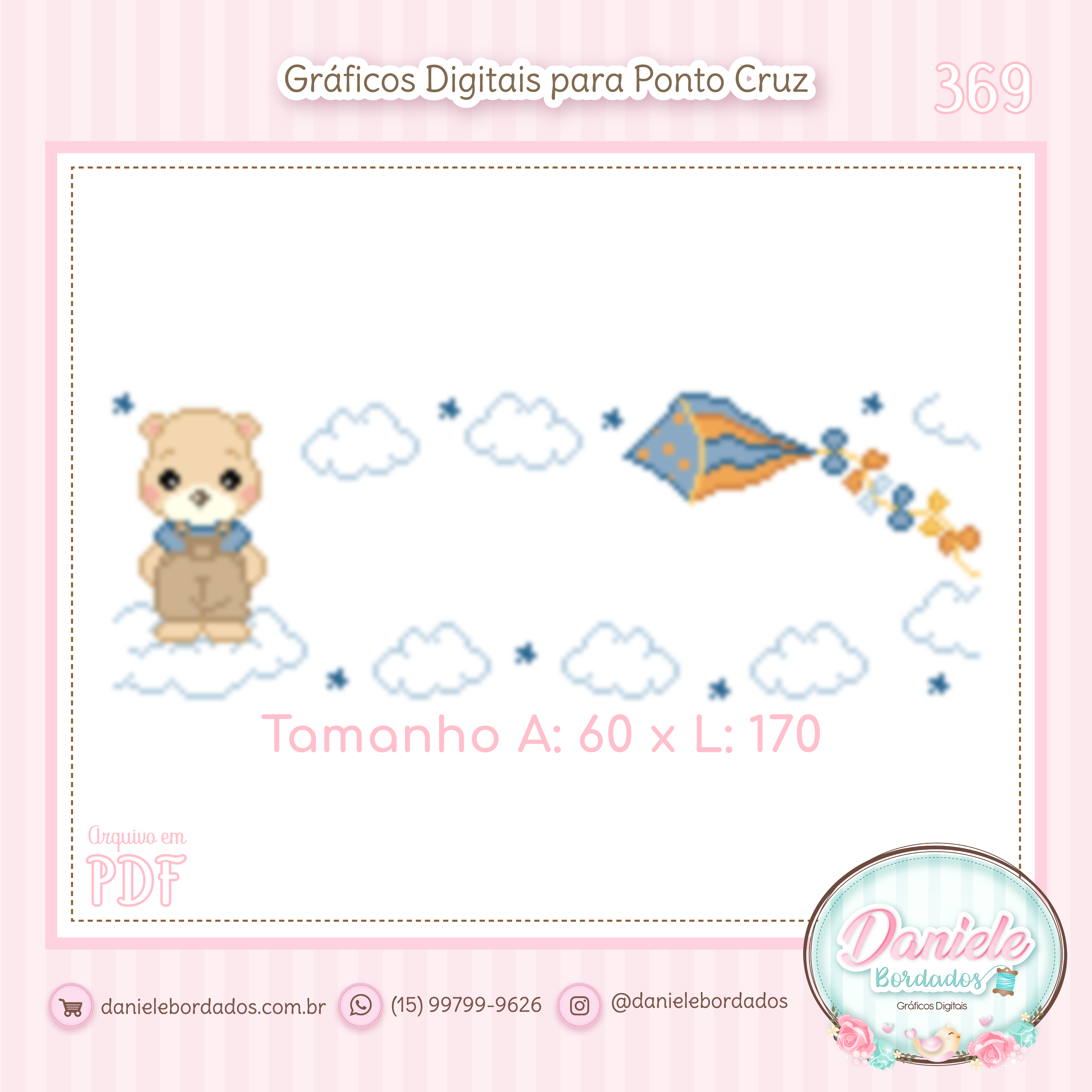 369 Urso Teddy Pipa