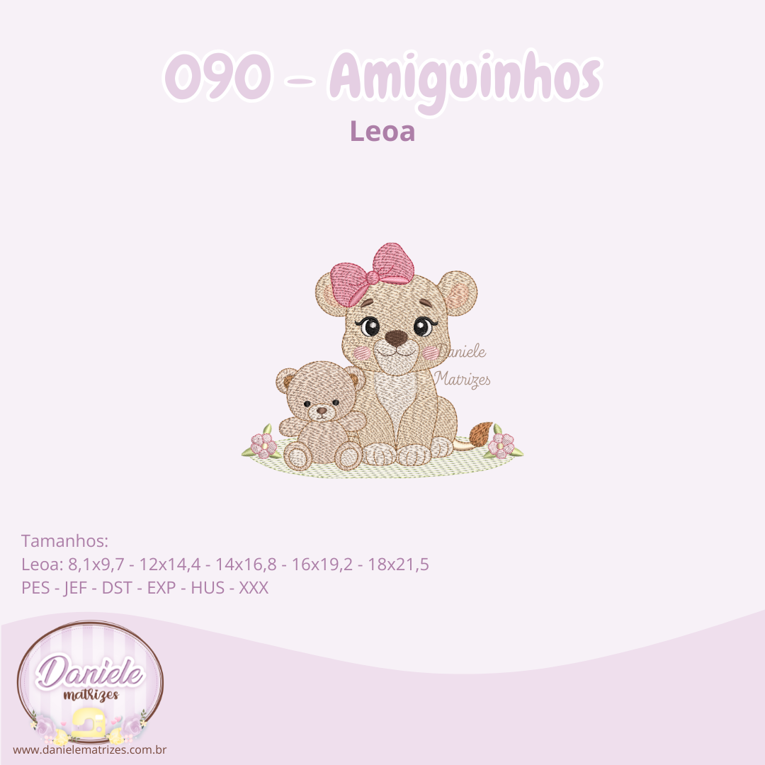 DM 090 - Amiguinhos Leoa