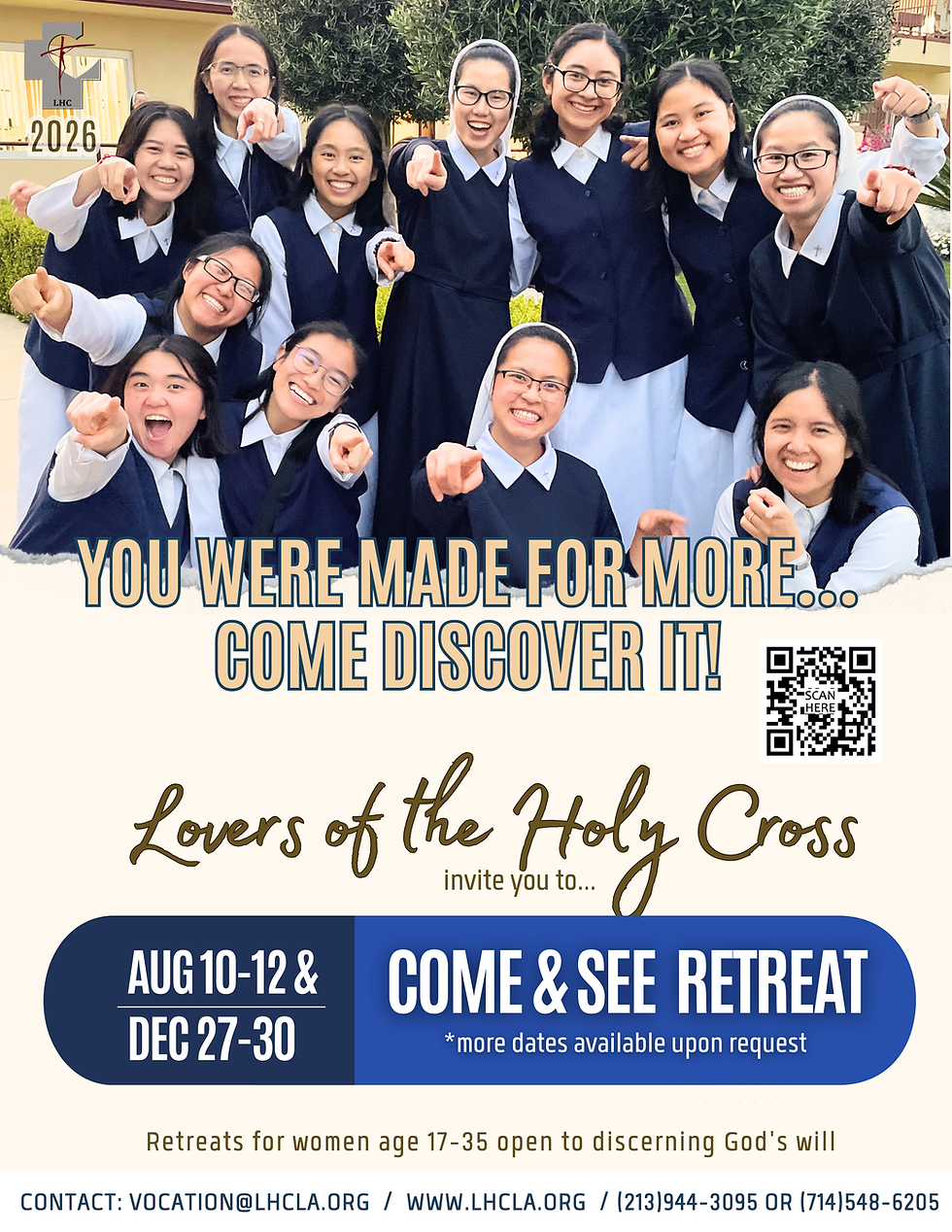 2026 Come & See Retreats
