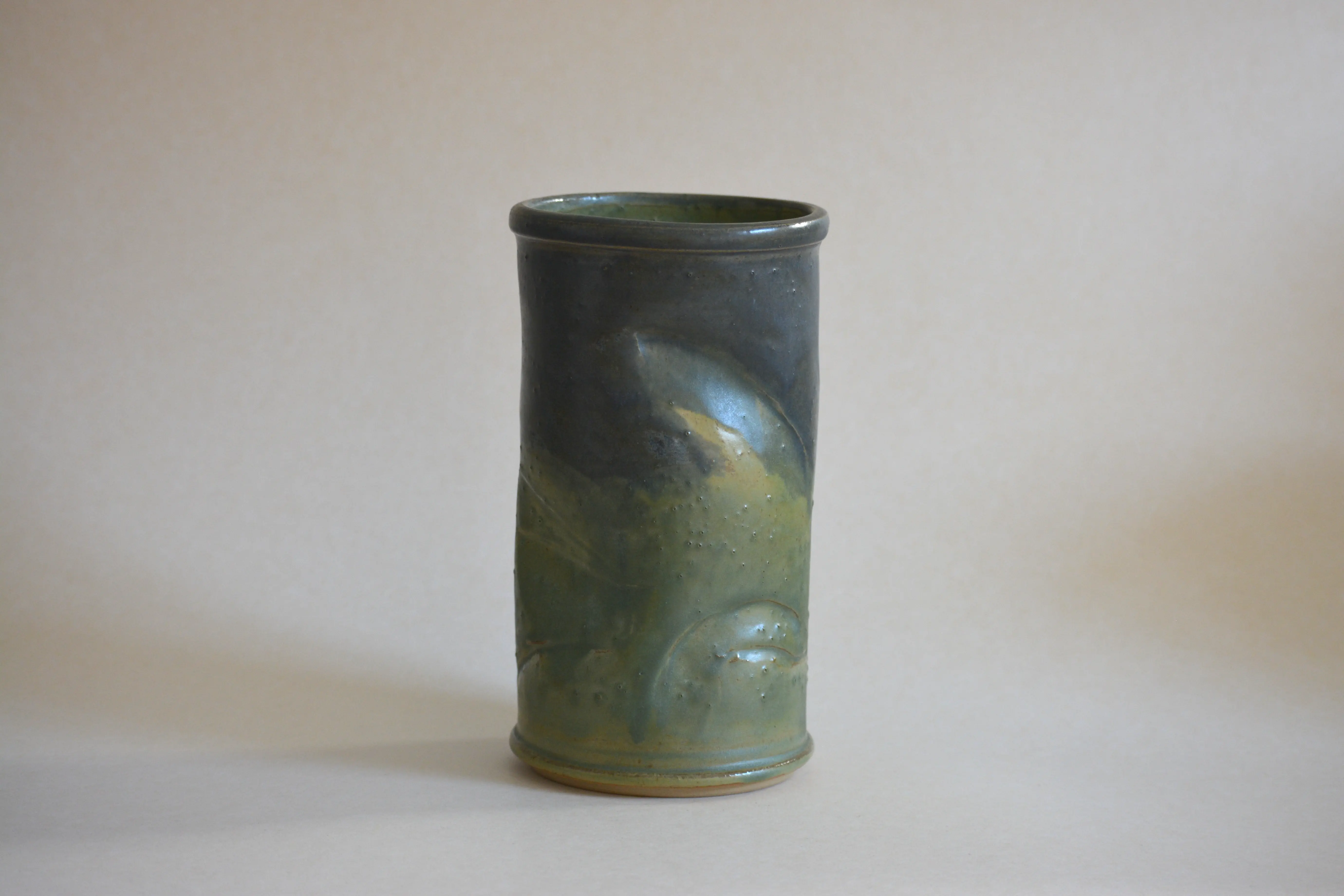 Dented Cylinder Vase