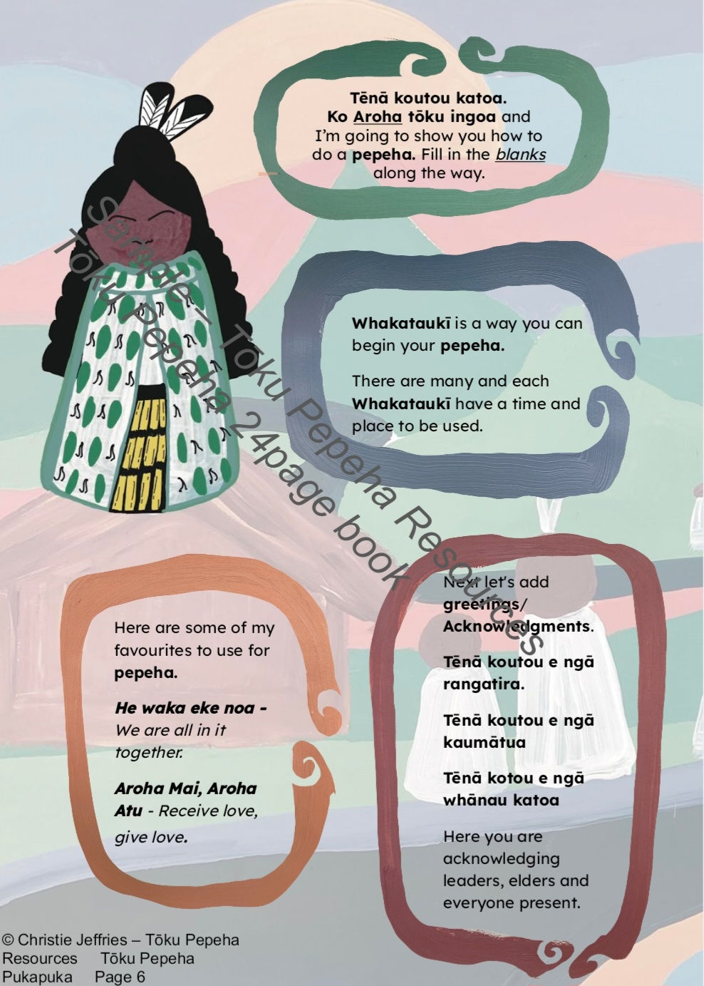 School Bundle Pack - Tōku Pepeha Resource