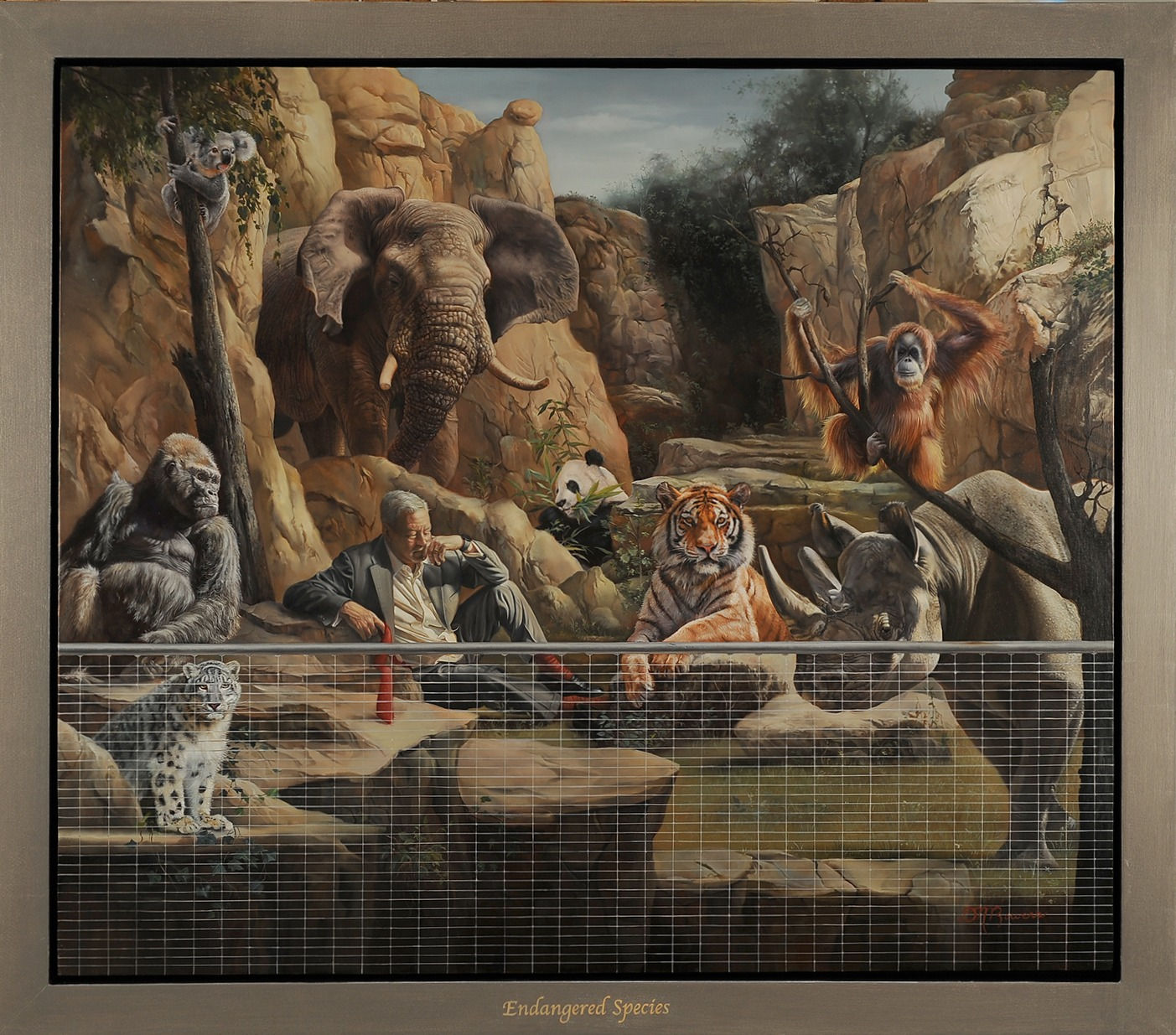 Endangered Species, 24 x 28, oil on Belgian linen