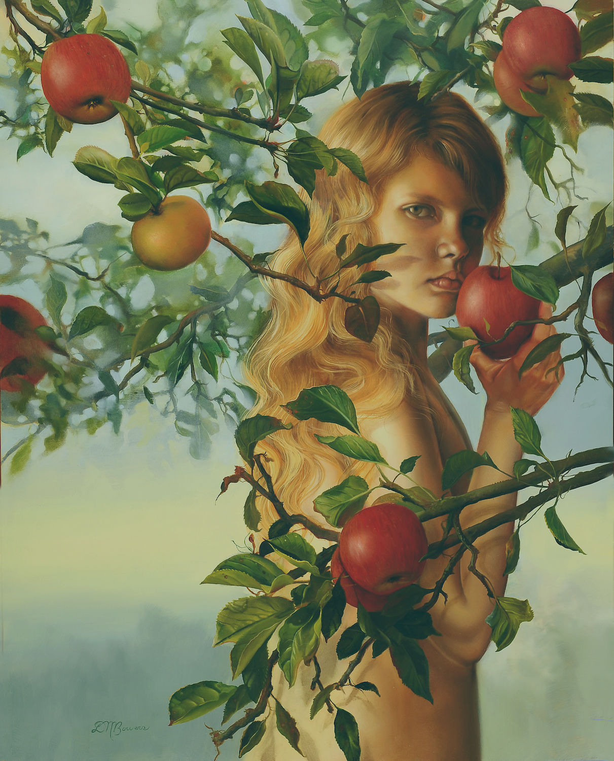 Eve's Future Path, 20 x 16, oil on panel