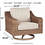 Thumbnail: Beachcroft Outdoor Swivel Lounge Chair