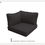 Thumbnail: Covers for Low-Back Corner Chair Cushions 6in
