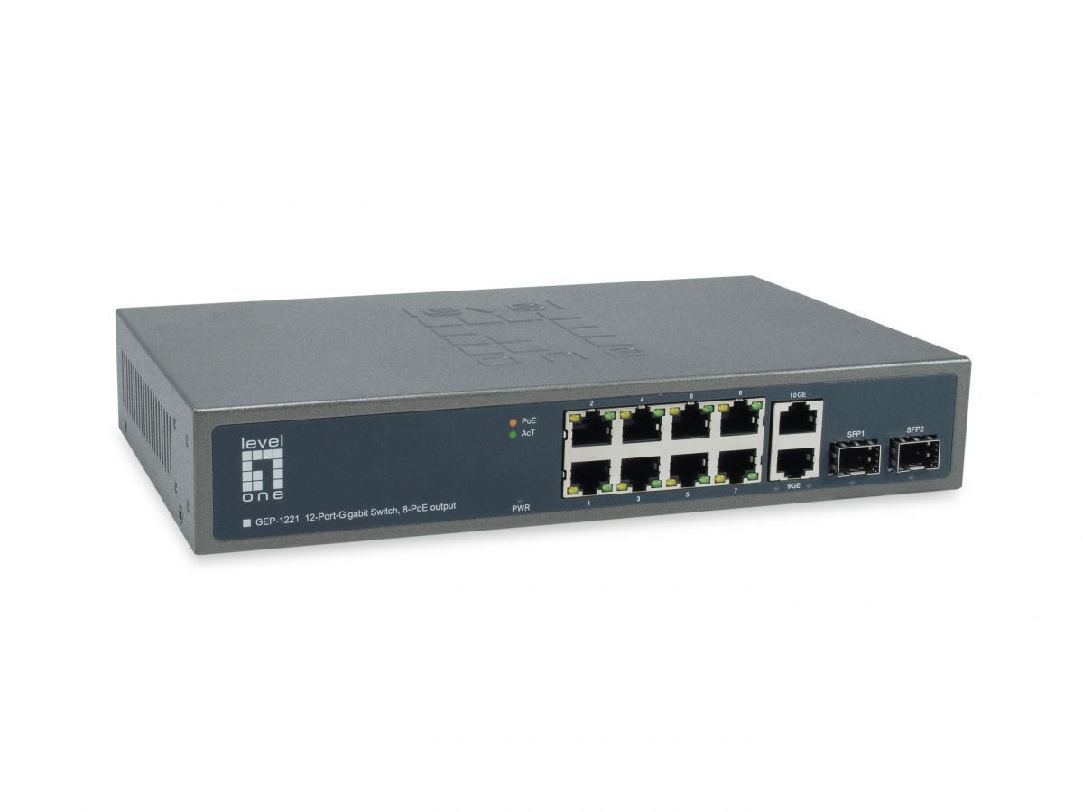 Level One - GEP-1221 12-Port-Gigabit Switch