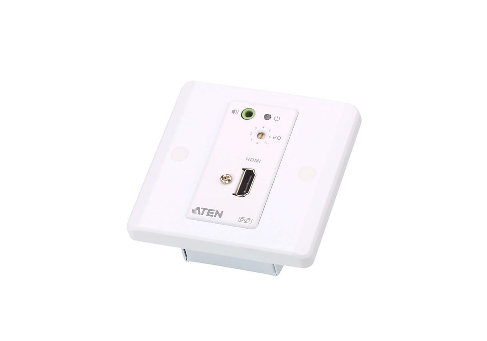 縮圖：ATEN -  VE807 HDMI/Audio Cat 5 MK蓋板嵌入式視訊延長器