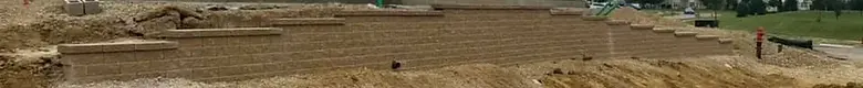 Commercial site development excavation for a new building.