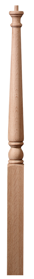 Wooden table leg, turned style