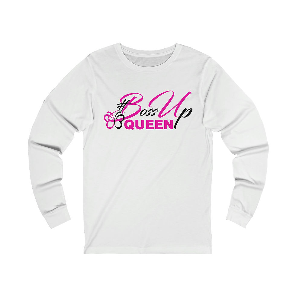 Thumbnail: Boss Up Queen Jersey Long Sleeve Tee