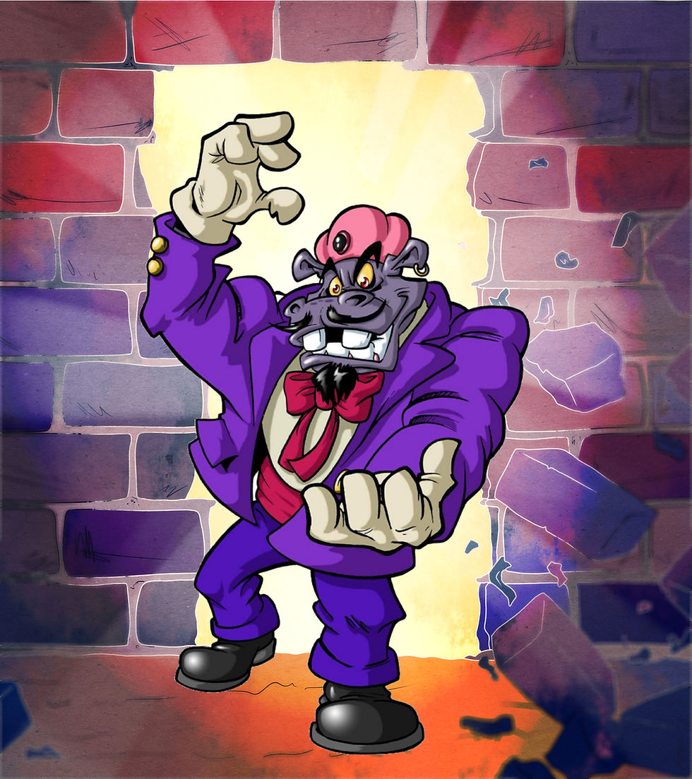 Fred Wolf TMNT Style Hypno-Potamus (Manuel Conde)