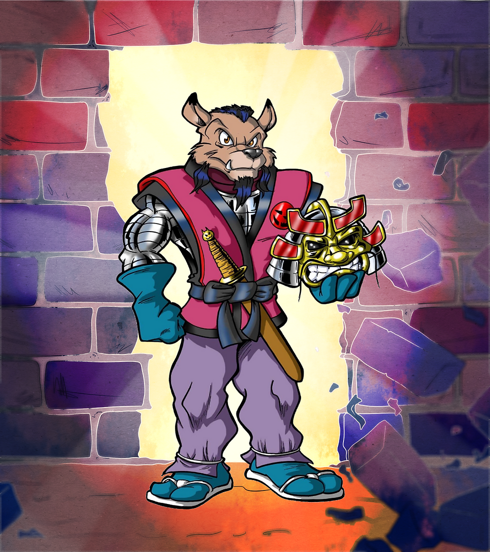 Fred Wolf TMNT Style Chien Khan (Manuel Conde)