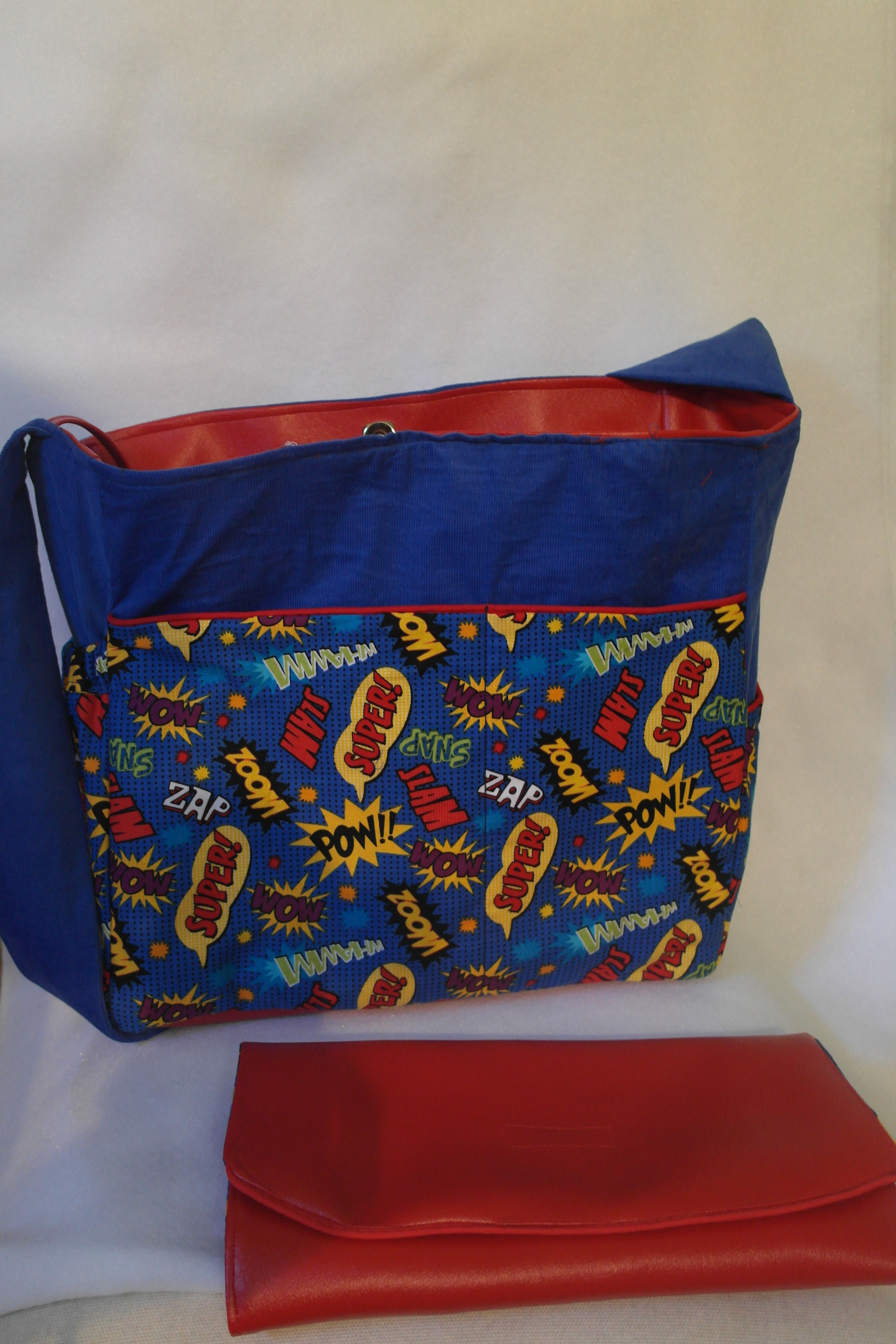 Comic Book Diaper Bag