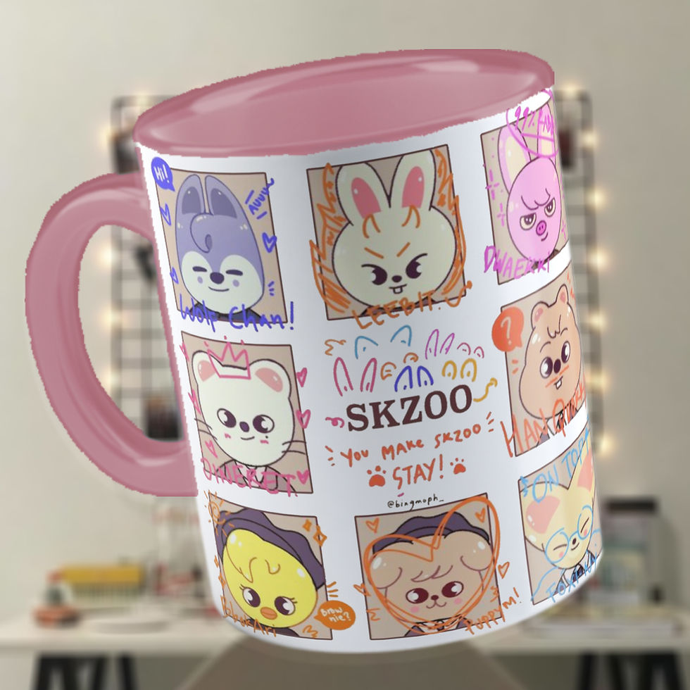 Miniatura: Caneca StrayKids Personalizada Skzoo kpop