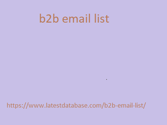 Short video live broadcast, a money b2b email list content media