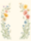 mayagi_Symmetrical_floral_frame_in_watercolor_style_featuring_d_d25ca514-7a96-4f06-bafd-b7