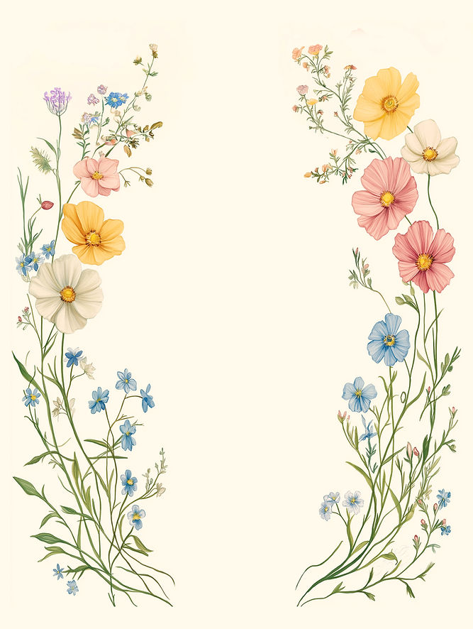 mayagi_Symmetrical_floral_frame_in_watercolor_style_featuring_d_d25ca514-7a96-4f06-bafd-b7