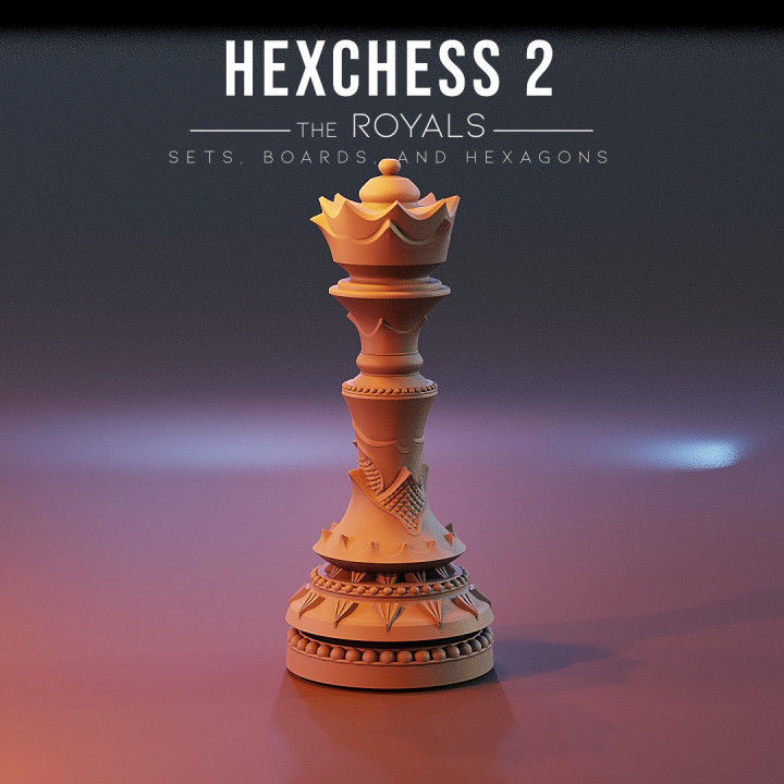 Thumbnail: Hexchess 2 - The Royals Chess Set