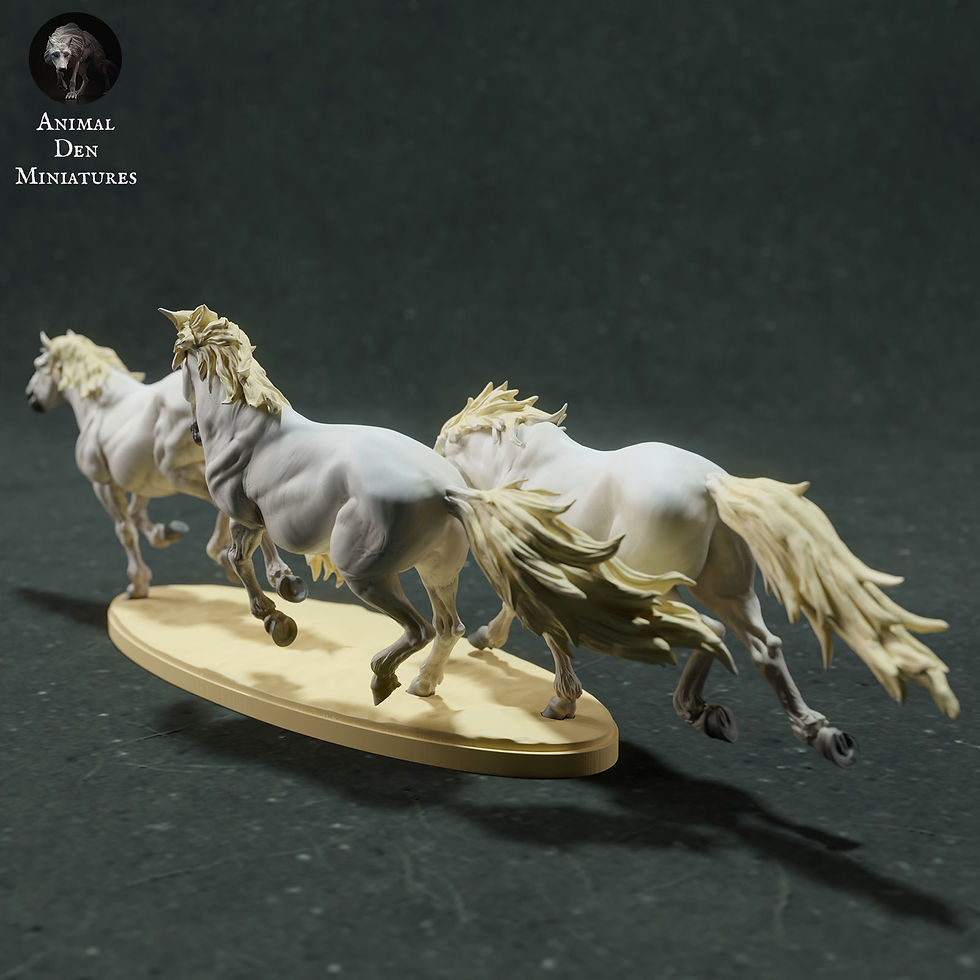 Thumbnail: Camargue Horses Running