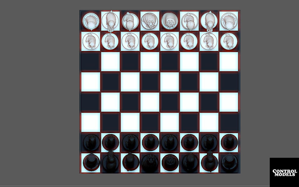 Thumbnail: Cheems Doge Doggy Chess Set