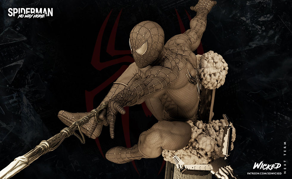 Thumbnail: Marvel Spider man Sculpture (Tobey)