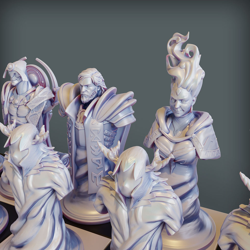 Thumbnail: Radiant Heroes Dota 2 Chess Set