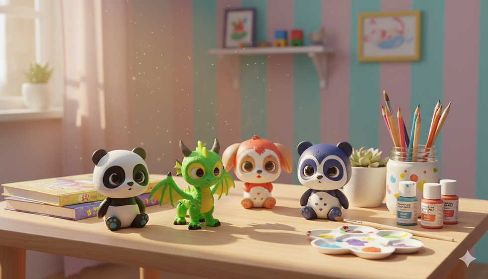 Thumbnail: The Artist Company – DIY 3D Painting Kit for Kids | Creative 3D Figurine Art Box