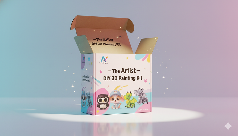 Thumbnail: The Artist Company – DIY 3D Painting Kit for Kids | Creative 3D Figurine Art Box