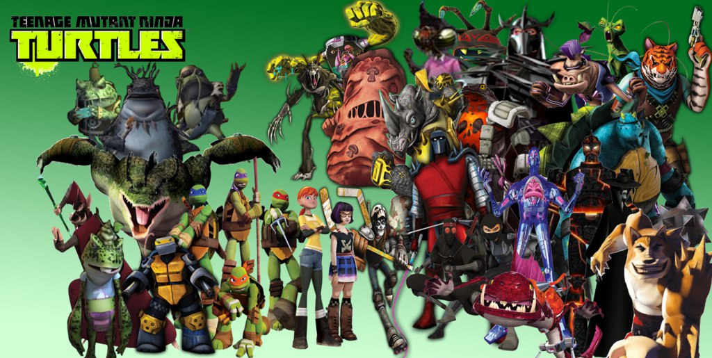 Злодеи из черепашек ниндзя картинки