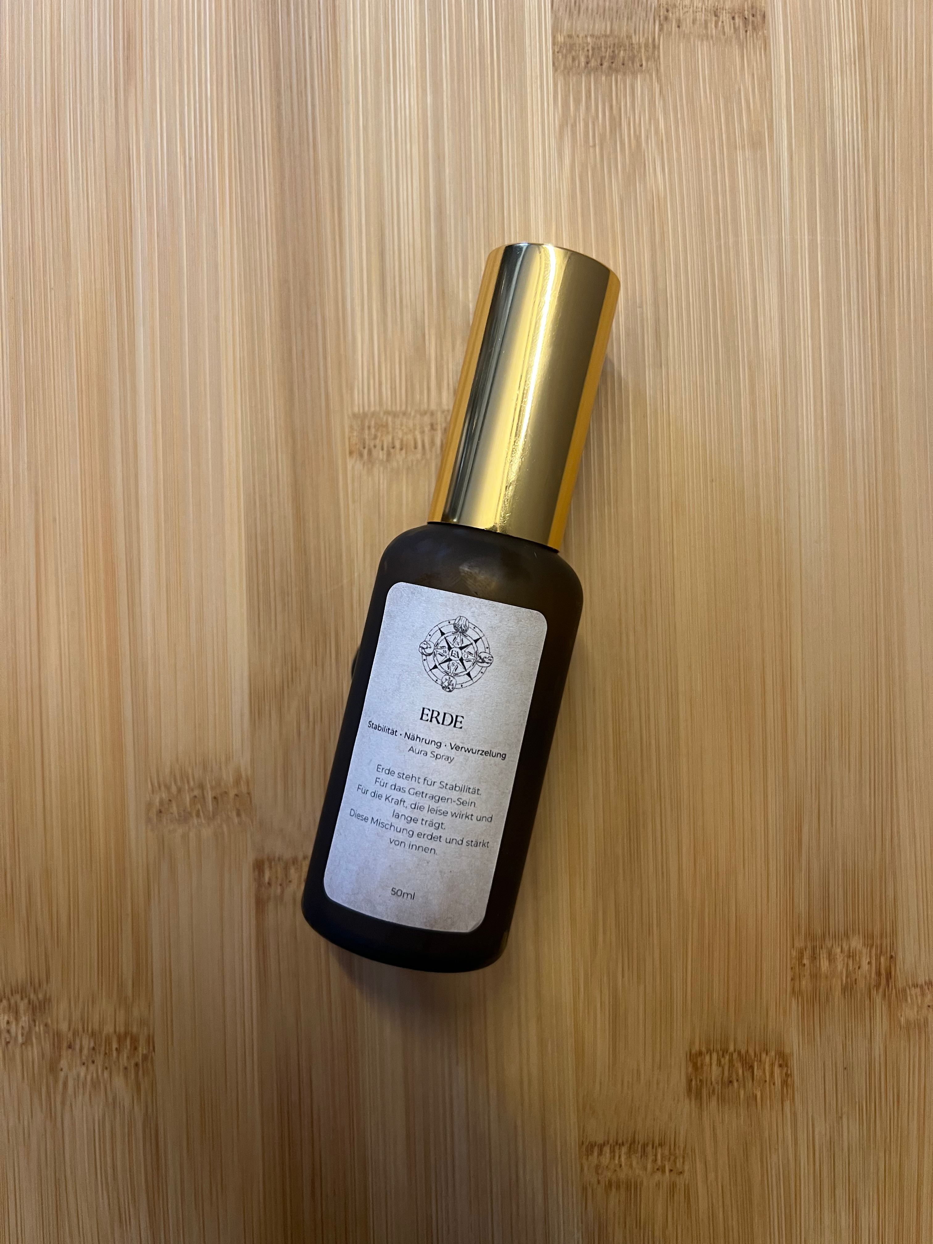 Aura Spray Erde – Stabilität · Nahrung · Verwurzelung