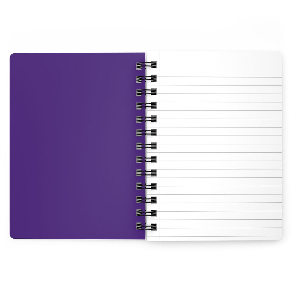Thumbnail: Spiral Bound Journal, Dragon War Training - Purple