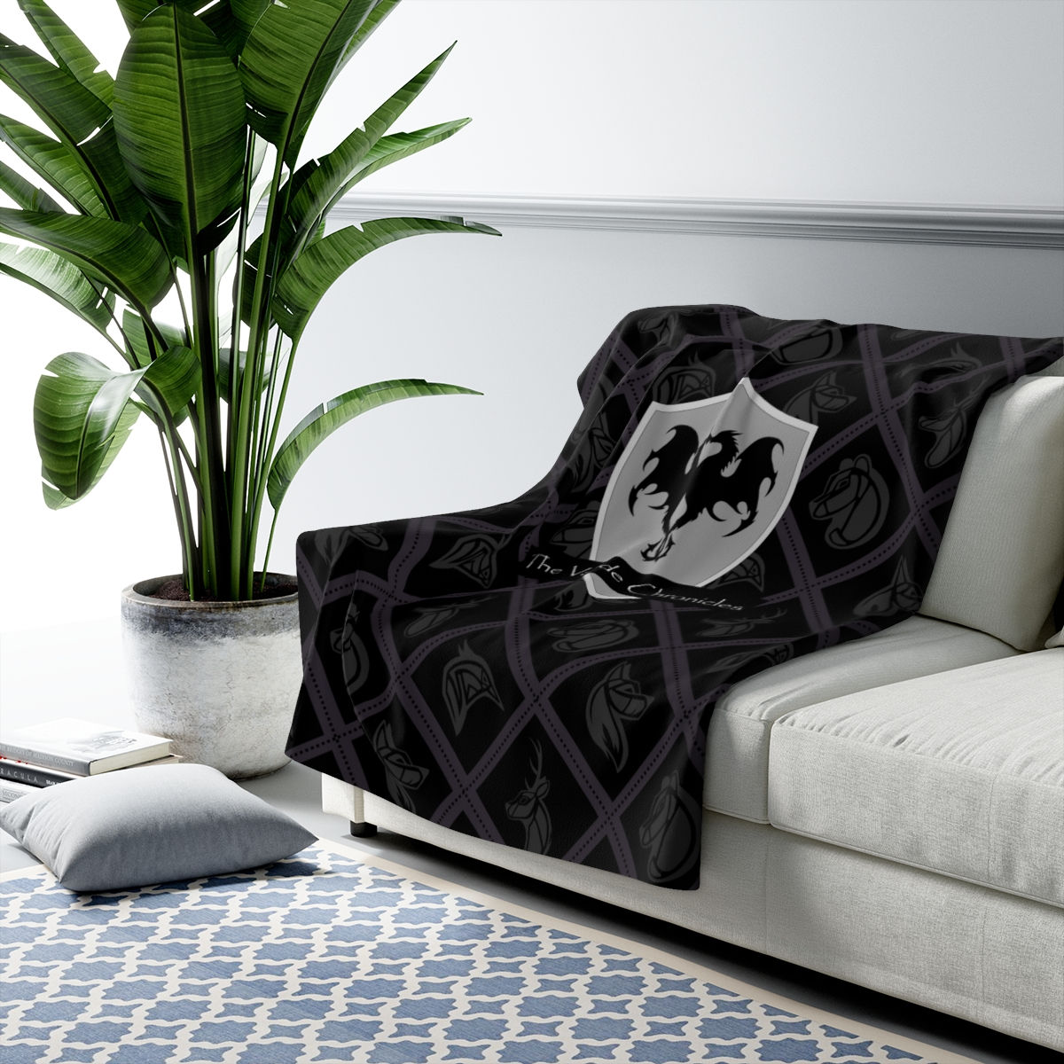 Sherpa Fleece Blanket-CollageDark