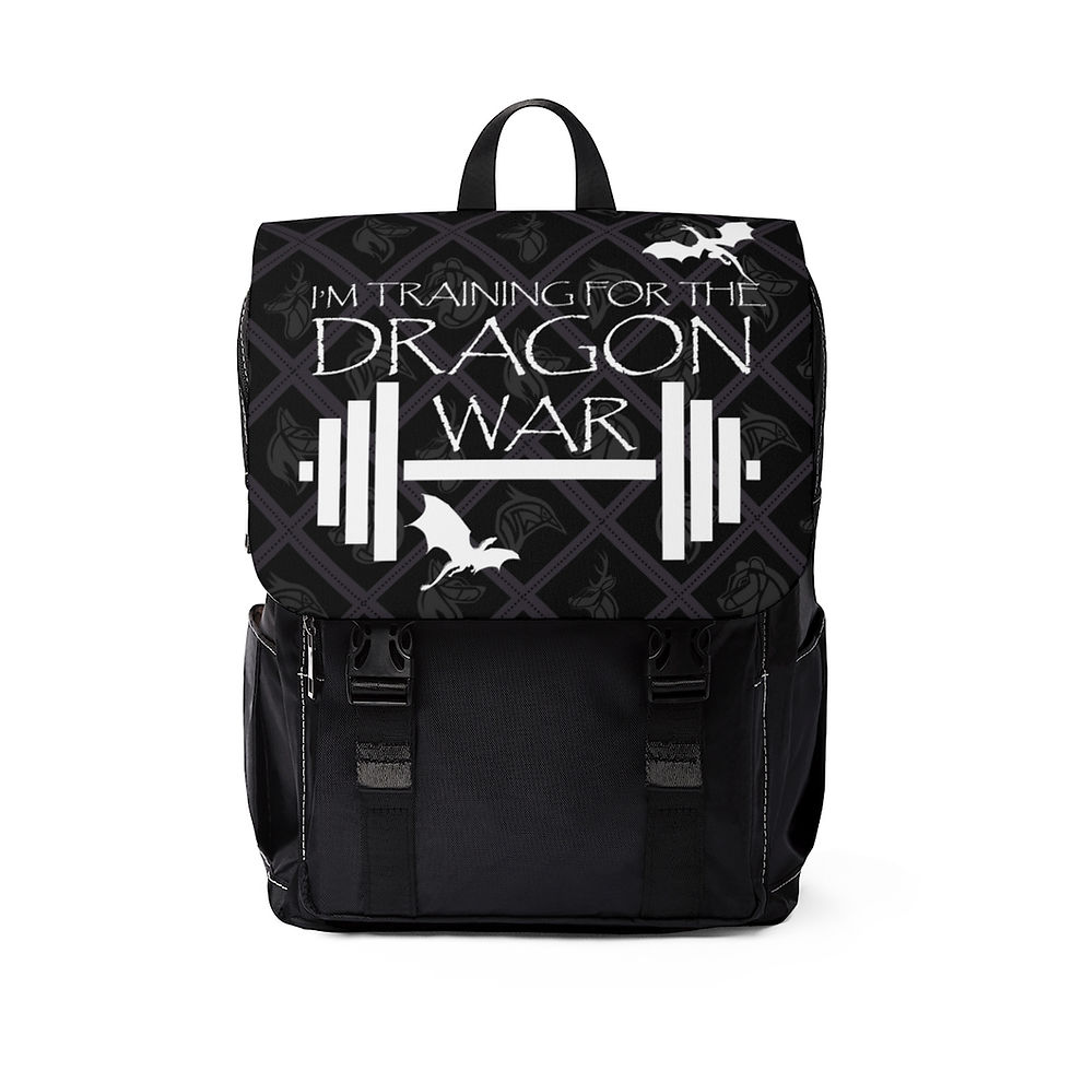 Casual Shoulder Backpack-Training for Dragon War Collage