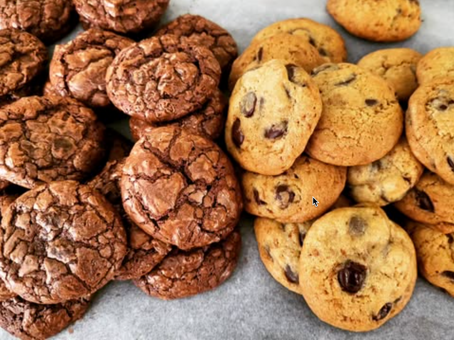 Assortiment de biscuits au chocolat