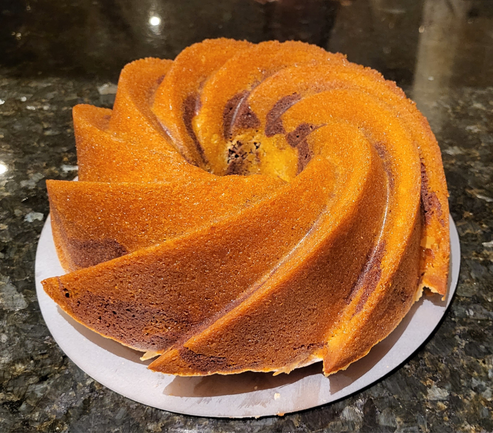 Gâteau marbré