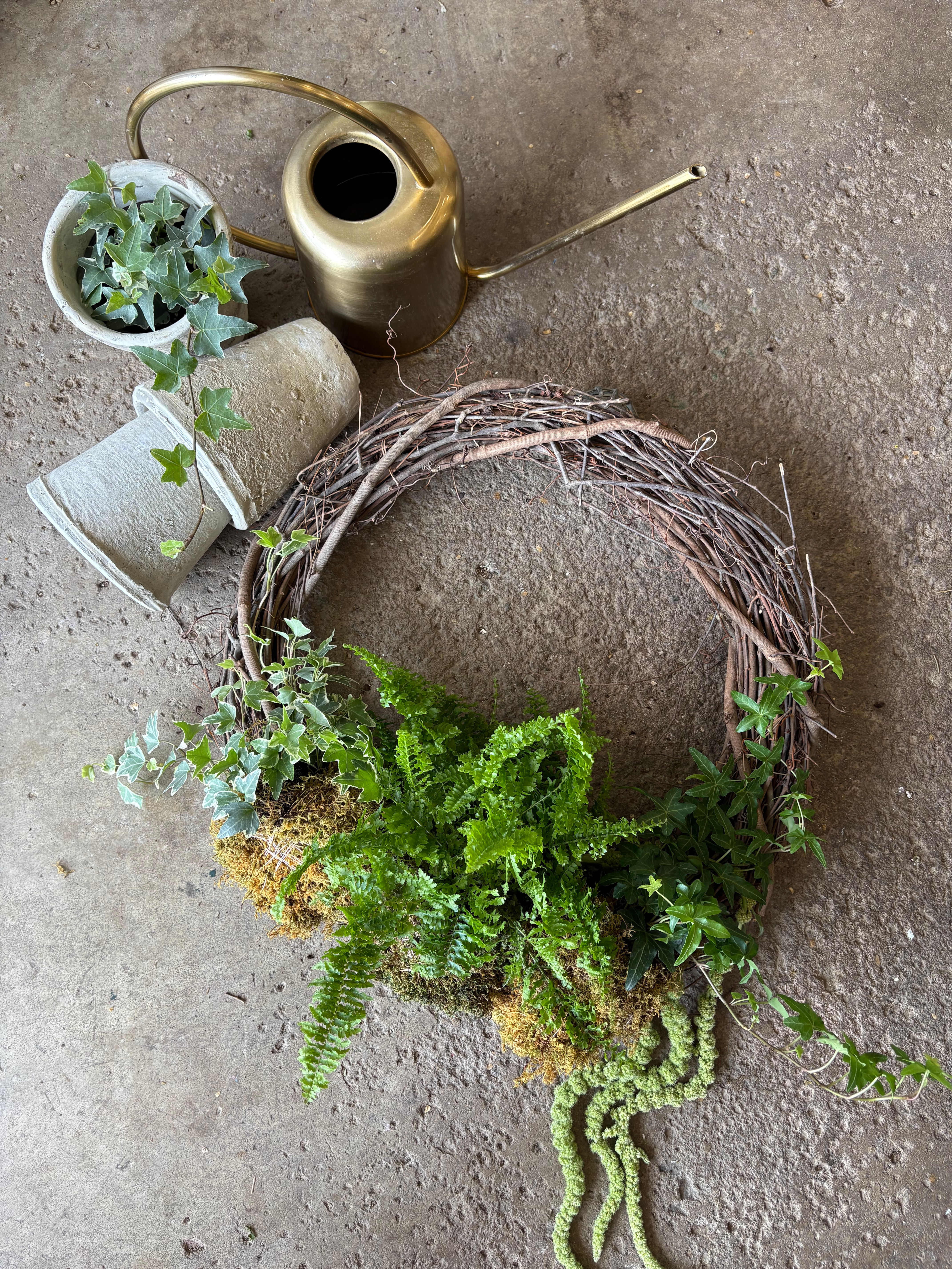 Kokedama Wreath