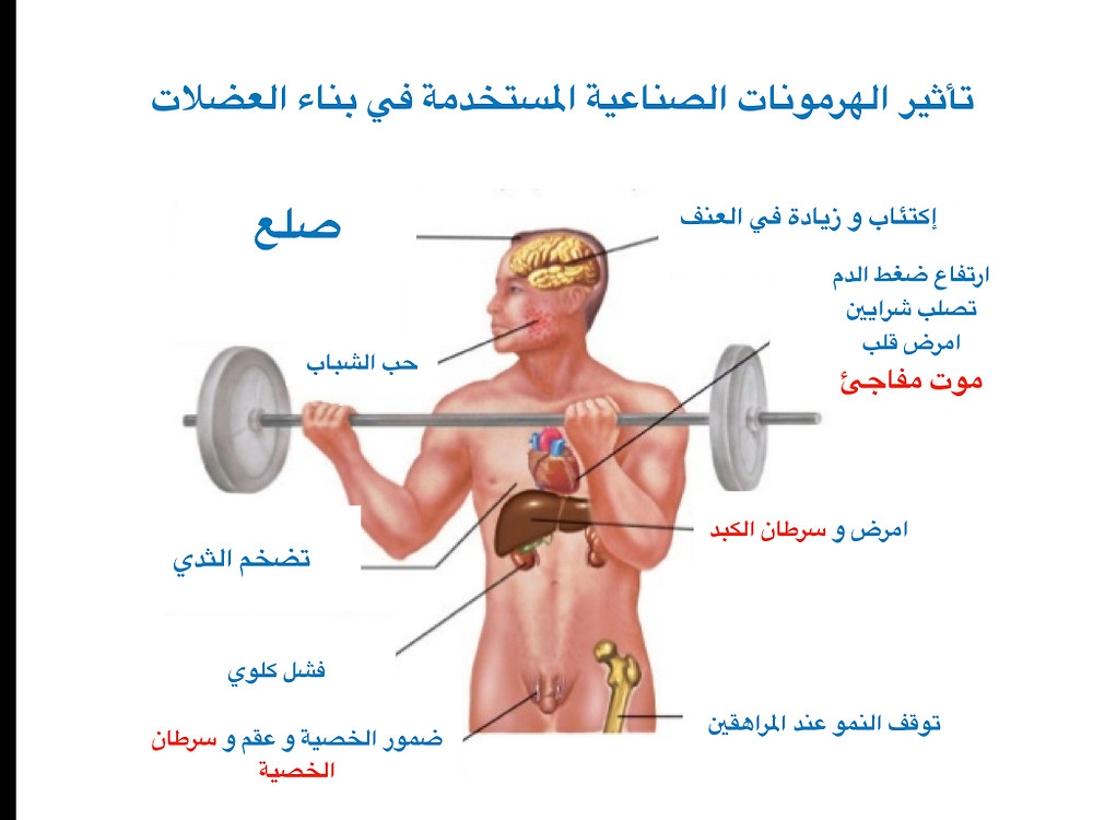 ابر و حبوب الهرمونات لبناء العضلات