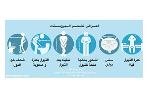 اعراض تضخم البروستات