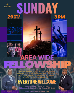 Area Wide Fellowship Final