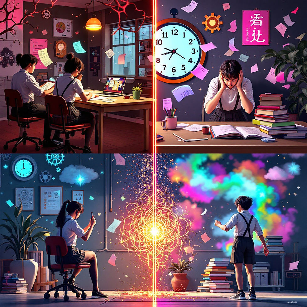 學期末壓力爆表？康樂活動：青少年心理壓力的緊急逃生口