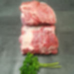 Rôti de porc dans l'échine