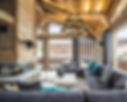 Grand salon Chalet Arolla Tignes