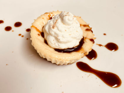 Mini Eggnog Cheesecakes