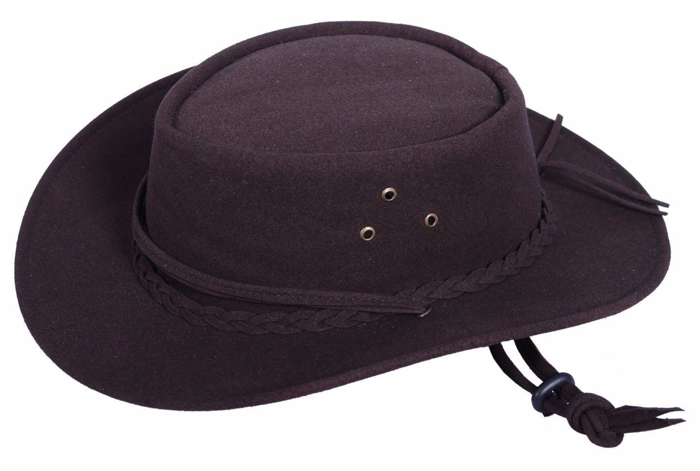 Brown Crushable Hat