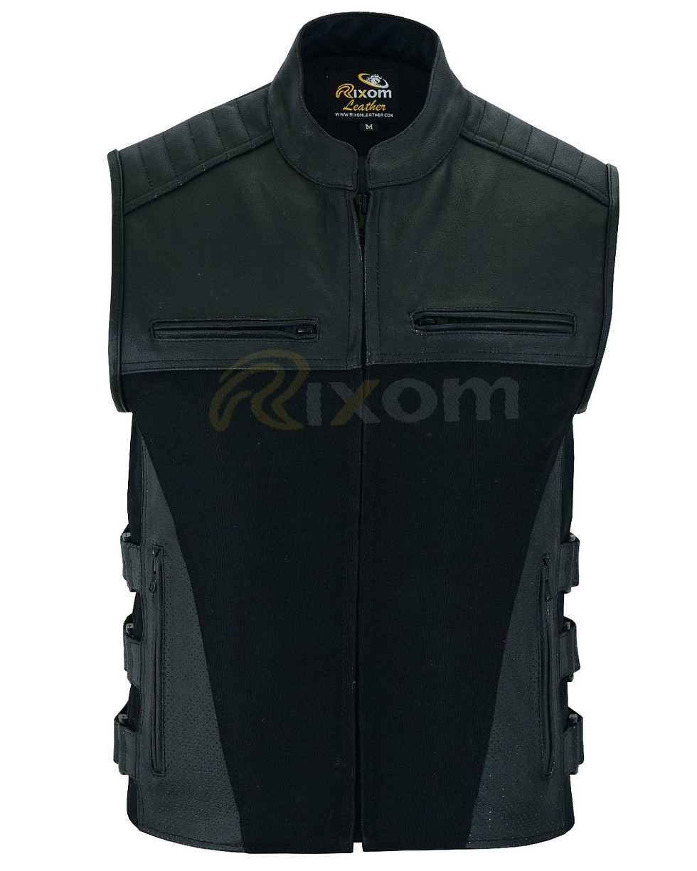 Thumbnail: Black Side Buckles Leather & Jeans